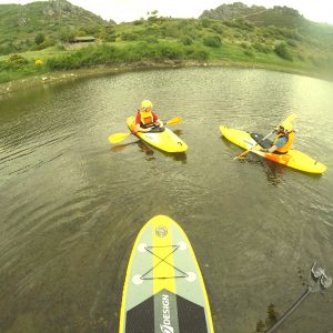 Kayaks con Fuente de Aventuras en la Montaña Palentina