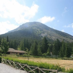 Complejo rural en la Sierra del Brezo en la montaña Palentina