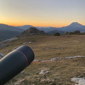 Vistas de la montaña palentina en bici