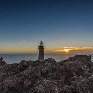 El Faro de Orchilla en la Isla del Hierro en Canarias