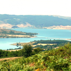 Vista del Embalse del Ebro en Cantabria