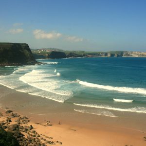 Playa de los locos en Suances