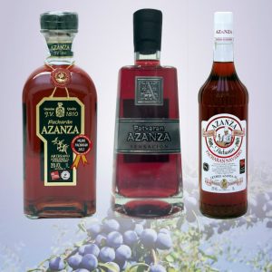 Botellas de Pacharán Azanza en Navarra