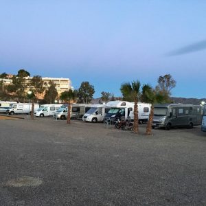 Parking para autocaravanas Camper Área Aníbal en Águilas en Murcia