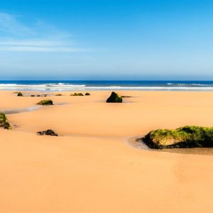 Playa de Berria en Santoña en Cantabria
