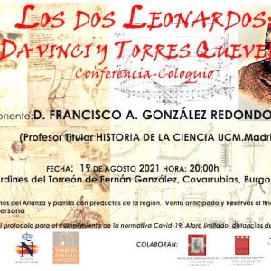 Conferencia de los dos Leonardos en Covarrubias en Agosto