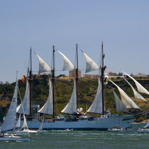 Barco Sebastian el Cano en los mares