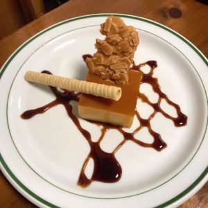 Postre casero del Hotel Fuente del Pino en Olvera