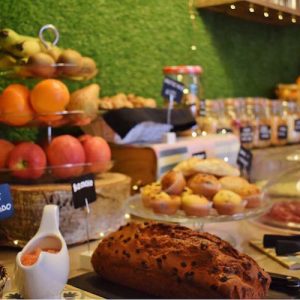 Desayuno del Hotel Doña Mayor en Frómista