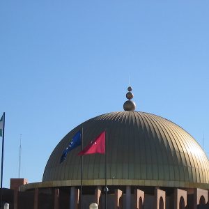 Cúpula del palacio de exposiciones de Sevilla
