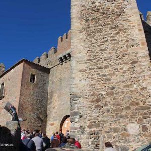 Murallas exteriores del recinto amurallado en Jerez de los Caballeros en Badajoz