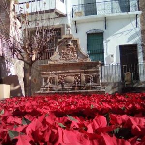 Fuente en una calle de Laujar de Andarax en Almería