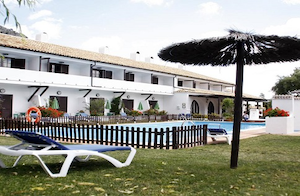 Hamacas en el hotel Villa de Grazalema en Cádiz