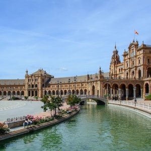 Vista del centro de Sevilla en Andalucía