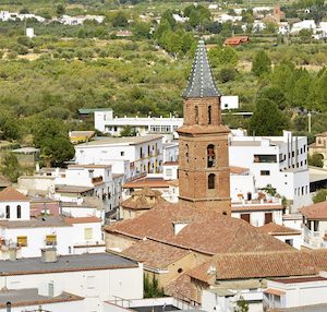 Vista de Fondón en Andalucía