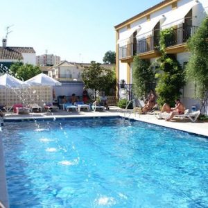 Piscina del hotel Paraíso Playa en Isla Cristina en Huelva