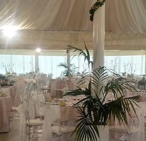 Carpa en el complejo Alcántara en Badajoz en Extremadura