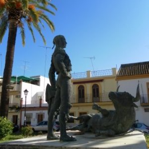 Estatua de Joselito el Rey de los Toreros en Gelves