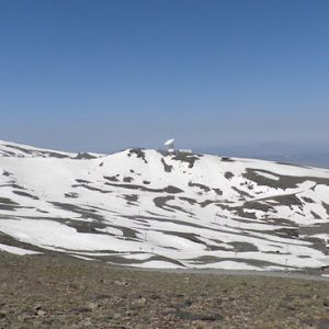 Vista de la estación de esquí de Sierra Nevada en la provincia de Granada