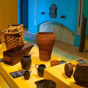 Interior del museo del vino de Morales de Toro en la provincia de Zamora
