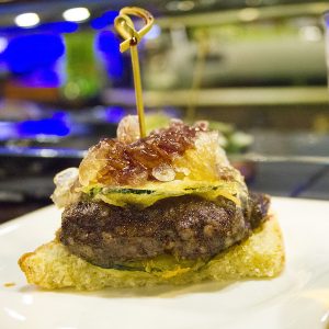 Pinxo en un bar en Pamplona en Navarra