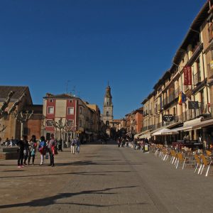 Vista de la Plaza Mayor de Toro en la provincia de Zamora