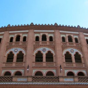 Vista de la plaza de toros de las ventas en Madrid