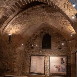 Vista del interior del museo etnográfico de Olivenza en Badajoz