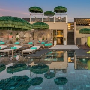 Experiencias en pareja en Mallorca Vista de la terraza del hotel Llorenc Park de la Mar en Palma de Mallorca