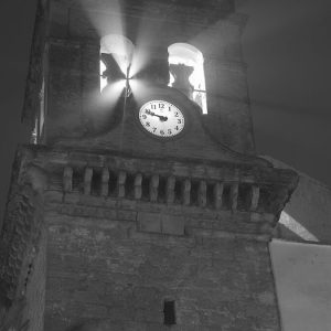 Torre de la iglesia de Santa Marina de Aguas Santas en Fernán Núñez