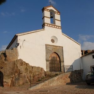 Vista de la ermita en Los Pedroches en la provincia de Córdoba