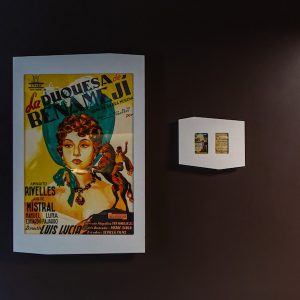 Cartel de una película de bandoleros en el museo de la Duquesa de Benamejí