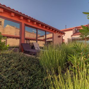 Jardin del hotel el Jaraiz de Don Marcian