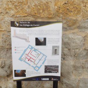 Cartel del Palacio de los Zúñiga en Curiel de Duer