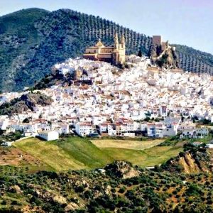 Vista de Olvera en la provincia de