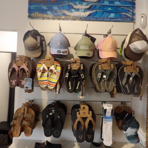 Interior de la tienda de surf Buena Onda