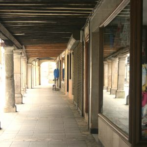 La Plaza Mayor en Cervera de Pisuerga
