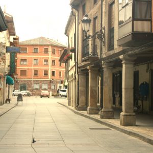 La Plaza Mayor en Cervera de Pisuerga