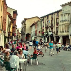 La Plaza Mayor en Cervera de Pisuerga