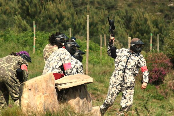 Paintball con la Empresa Naturmaz en Mazaricos en A Coruña