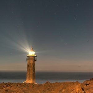 El Faro de Orchilla en isla del  Hierro