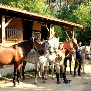 Excursión a caballo a la Playa de Broña