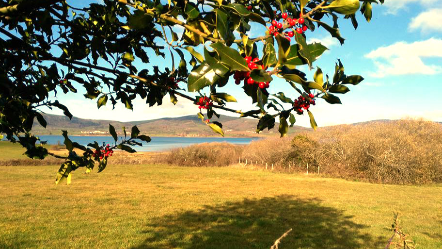 Vista del Pantano del Ebro en Cantabria