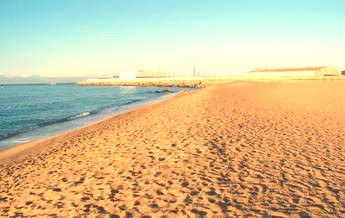 Playa de Cavaió en la provincia de Cataluña