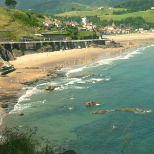 Playa de Deba en Guipúzcoa
