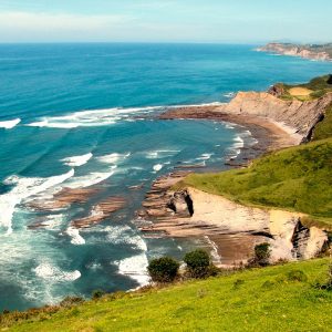 Playa de Deba en Guipúzcoa
