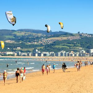 Las playas en Laredo en Cantabria
