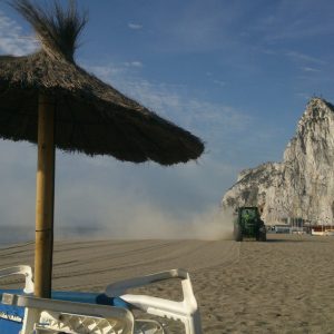 Playa de Santa Bárbara en la Línea
