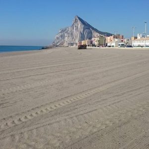 Playa de Levante en la Línea