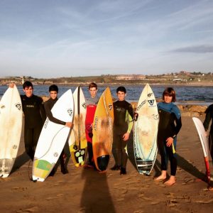 Cursos de surf en Suances
